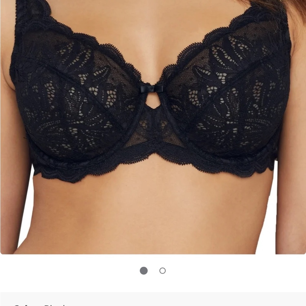 Paramour Black Lace Underwire Bra